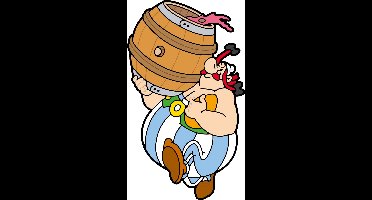 Plastoy - Asterix - Kauwgom Magneet Asterix in Bretagne