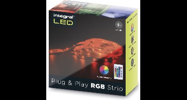 OP=OP Integral Plug&Play RGB LEDstrip IP20 5meter 4.5W/M 30LED/M 10mm | RGBW | 22.5 watt | 20.000 Branduren