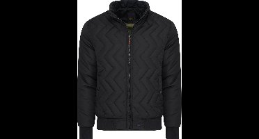 Mario Russo Aviation Jacket - Jas Heren - Winterjas Heren - Waterafstotend - Zwart - M