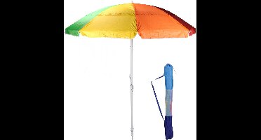 Probeach parasol uv protection-220 cm -multi color