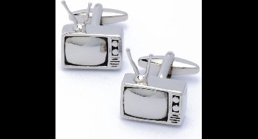 Manchetknopen - Televisietoestel Retro Vintage