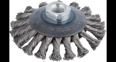 wolfcraft - Staaldraad-kegelborstel gevlochten - 2153000