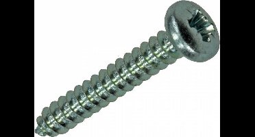 Zelftappende Schroef. 30 Stuks. 3,5 X 13 mm. Lang. Verzinkt. Sam.