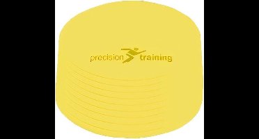 Precision Veldmarkering Rond 21 Cm Rubber Geel 10 Stuks