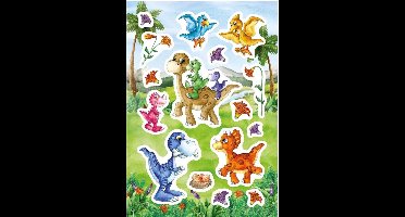 Herma Stickers Dino Baby's Junior 12 X 8,4 Cm Folie 16 Stuks