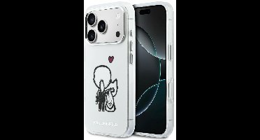 Karl Lagerfeld Karl & Choupette Hoesje Voor Iphone 17 Pro Magsafe Transparant