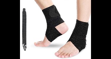 Sport Enkelbrace 2 Stuks - Universele Maat Verstelbare Enkelsteun met Antislip en Ademend Materiaal - Voor Enkelverstuiking, Sportblessures en Stabiliteit