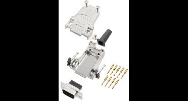 encitech DTZF09-DBCP-K 6355-0048-01 D-sub male connectorset 180 ° Aantal polen: 9 Crimpen 1 stuk(s)