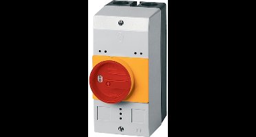 Eaton CI-PKZ0-GRM Lege behuizing Met NOT-AUS schakelaar (l x b x h) 97 x 80 x 160 mm Rood, Geel, Grijs, Zwart 1 stuk(s)