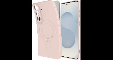 Just in Case hoesje geschikt voor Samsung Galaxy S26 Plus Hoesje geschikt voor MagSafe - Color Backcover - Roze