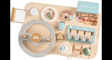 Stuurwiel-activiteitenbord, stuurwiel voor kinderen, Montessori-speelgoed, houten speelgoed, speelgoed voor de fijne motoriek, activiteitenbord