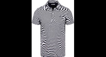 McGregor Jersey Polo Stripe Donkerblauw (navy) - Maat M - Heren