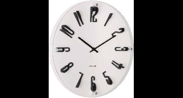 Karlsson Wandklok Esencia Elevated - Warmgrijs - Ø40cm - Wandklok Modern