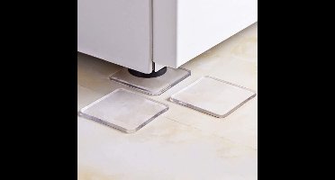 Anti-vibratie pads voor wasmachines - Antislip silicone matten, set van 8, ideaal voor stabiliteit en geluidsreductie