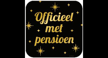 Classy party decoration signs - Pensioen