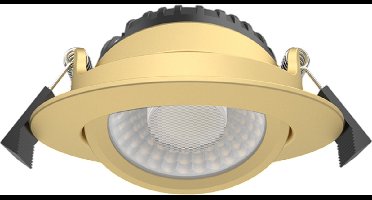 LED Inbouwspot Messing - SLIM FIT - 5W/7W - CCT 2700K/3000K/4000K - IP65 - Dimbaar | Geen fitting | Extra Warm Wit-Warm Wit-Koel Wit | 5W-7W | 50.000 Branduren