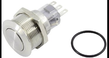 TRU COMPONENTS 1602514 TC-GQ22-A-11Z/S203 Drukschakelaar 250 V 3 A 1x uit/aan Continu IP65 1 stuk(s)