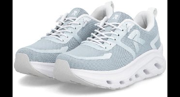 Rieker Dames Sneaker Low W3504-13 Blauw Schoenen