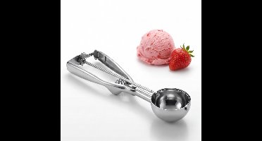 Metaltex - IJslepel - RVS - Handig in gebruik - IJsbollen van 50 mm doorsnede - Geschikt voor vaatwasser