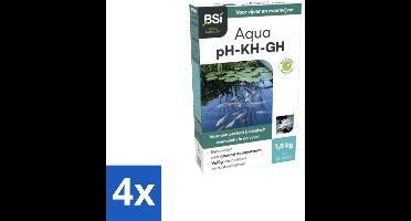 BSI – Aqua pH KH GH – Waterbalans Verbeteraar – 1,5 kg - Voordeelverpakking - 4 stuks