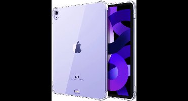 Hoes geschikt voor iPad Air 13 M4 2026 - backcover Shockproof siliconen Transparant