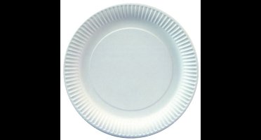 15x 20 Borden karton rond Ø 23 cm wit