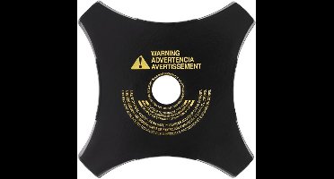 DeWALT DT20680 Blad voor Bosmaaier 4 messen 20cm voor DCMAS5713