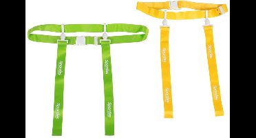 Spordas voetbal riemen set - Flag-A-Tag sport riemen 12 stuks.