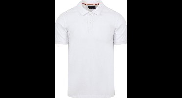 Suitable Cas Polo Wit - Maat XXL - Heren - Polo shirt Heren met Korte mouw