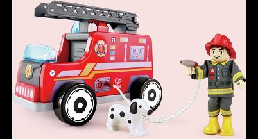 Hape Houten Brandweerwagen