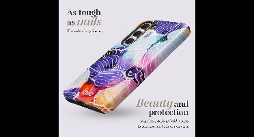 MIO by Mobilize Hoesje | Geschikt voor Samsung Galaxy S25 Plus | Compatibel met MagSafe / Qi2 | Hard Shell Back Cover | Flowers