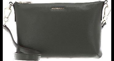 MANDARINA DUCK Leren Schoudertas Luna Pochette Military Olive Bruine