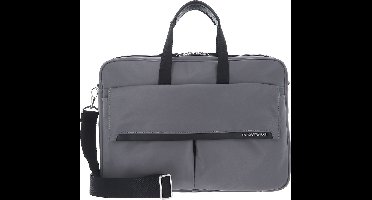 MANDARINA DUCK Handtas Schoudertas met laptopvak Hunter Urban Briefcase Smoked Pearl Antraciet