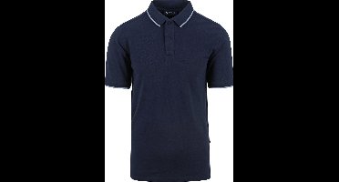 Suitable Respect Polo Tip Ferry Donkerblauw (navy) - Maat M - Heren - Polo shirt Heren met Korte mouw