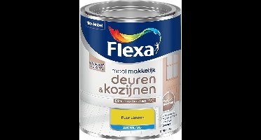 Flexa - Mooi Makkelijk Deuren & Kozijnen Zijdeglans - Puur Limoen - Mengverf - 0.75 L