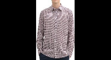 Tom Tailor - Lange mouw overhemd - Heren - M - Gebroken wit - Katoen - 1043806