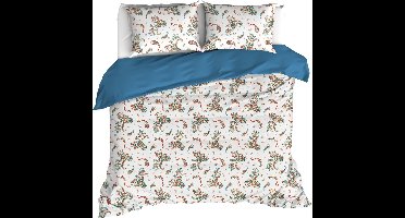 De Witte Lietaer Dekbedovertrek Sybil, Maroccan Blue - 240 x 220 - Katoen Percal