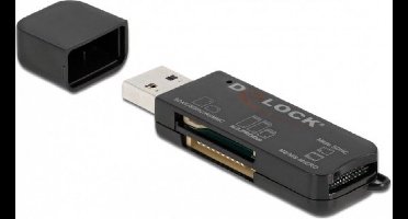 Superspeed USB -kaartlezer voor SD / Micro SD / MS -geheugenkaarten