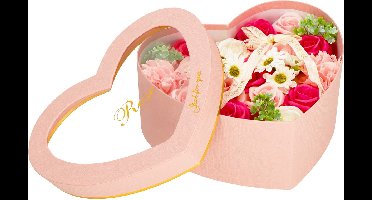 Springos Eeuwige Roos - Geschenkdoos - Geschenkbloem - Liefde - Hart