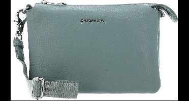 MANDARINA DUCK Leren schoudertas Mellow Leather Crossbody Bag Iceberg Green mintgroen