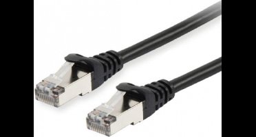 CAT6a sFTP kabel 0.5 meter Zwart