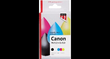 Inktcartridge Quantore Canon PG-512 CL-513 zwart + kleur | Pak a 2 stuk