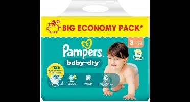 Pampers Baby-dry - luiers - 74st - N°3 (6-10kg)