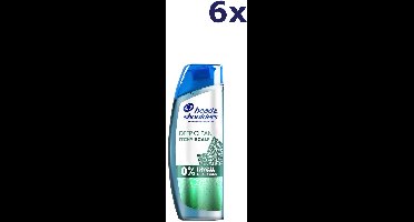 6x Head & Shoulders Shampoo - 400ml - deep clean - severe itchy scalp