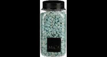 Lichtblauwe Decoratie Steentjes 650ml - Mica Decorations