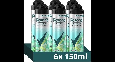 Rexona Men Advanced Protection Thermocool Anti-Transpirant Spray - Iced Lemon & Sage - met Heat Activated Freshness Technologie - 6 x 150 ml