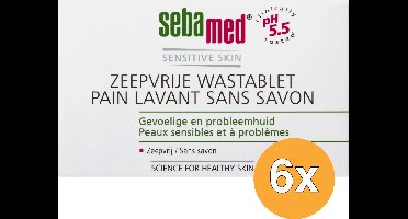 Sebamed Wastablet Zeepvrij - 6x150gr - Voordeelverpakking