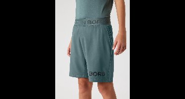 Björn Borg Sportbroek Kort Kinderen Jongens - Gerecycled Polyester - Groen - Maat 170
