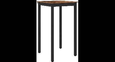 vidaXL - Staande - Bartafel - Bewerkt - hout