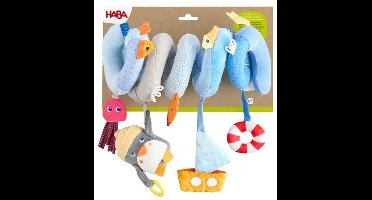 Haba spiraalmobiel pinguïn baby speelgoed mobiel voor box en bedje.